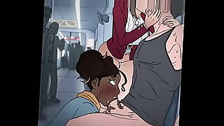Các nhân vật hoạt hình tham gia vào tình dục nóng bỏng trên tàu điện ngầm.