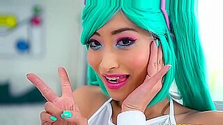 Japanese cosplayer squirts in POV foot play