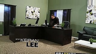 Busty blonde seduces her boss at the office.