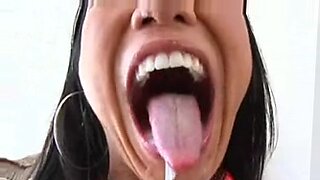 Asian babe expertly services three white dicks