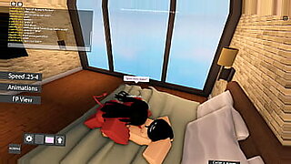 Succubus seduces with thighjob in Roblox world.