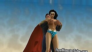 Superman tiene un encuentro kinky con un hombre negro en un dibujo animado.