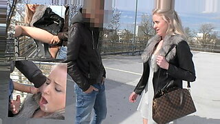 Identified teen forced to give public blowjob and deepthroat.