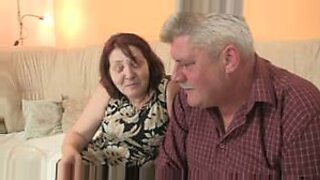 Young man walks in on his dad and granny fucking his girlfriend.