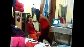 Girls having fun in hostel room
