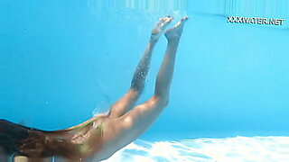 Splashing fun with steamy swim session