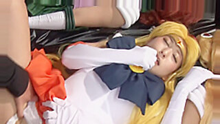 Sailor Moon的cosplayers参与了一场狂野的POV性爱和内射。