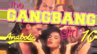 Wild anal gangbang with passionate facial finishes.