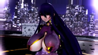 Akiyama Kaede in un seducente video erotico animato in 3D.