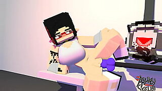 Jenny riceve una sborrata in faccia nella scena porno di Minecraft